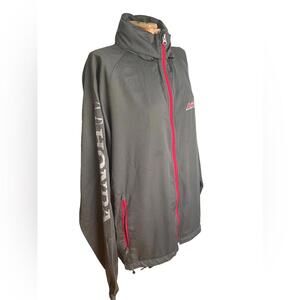 Honda Tri-Mountain Racing Grey Windbreaker Jacket Men’s M
